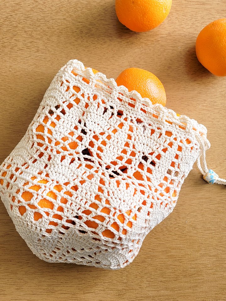 Bellflower Produce Bag Crochet Pattern product image (1)
