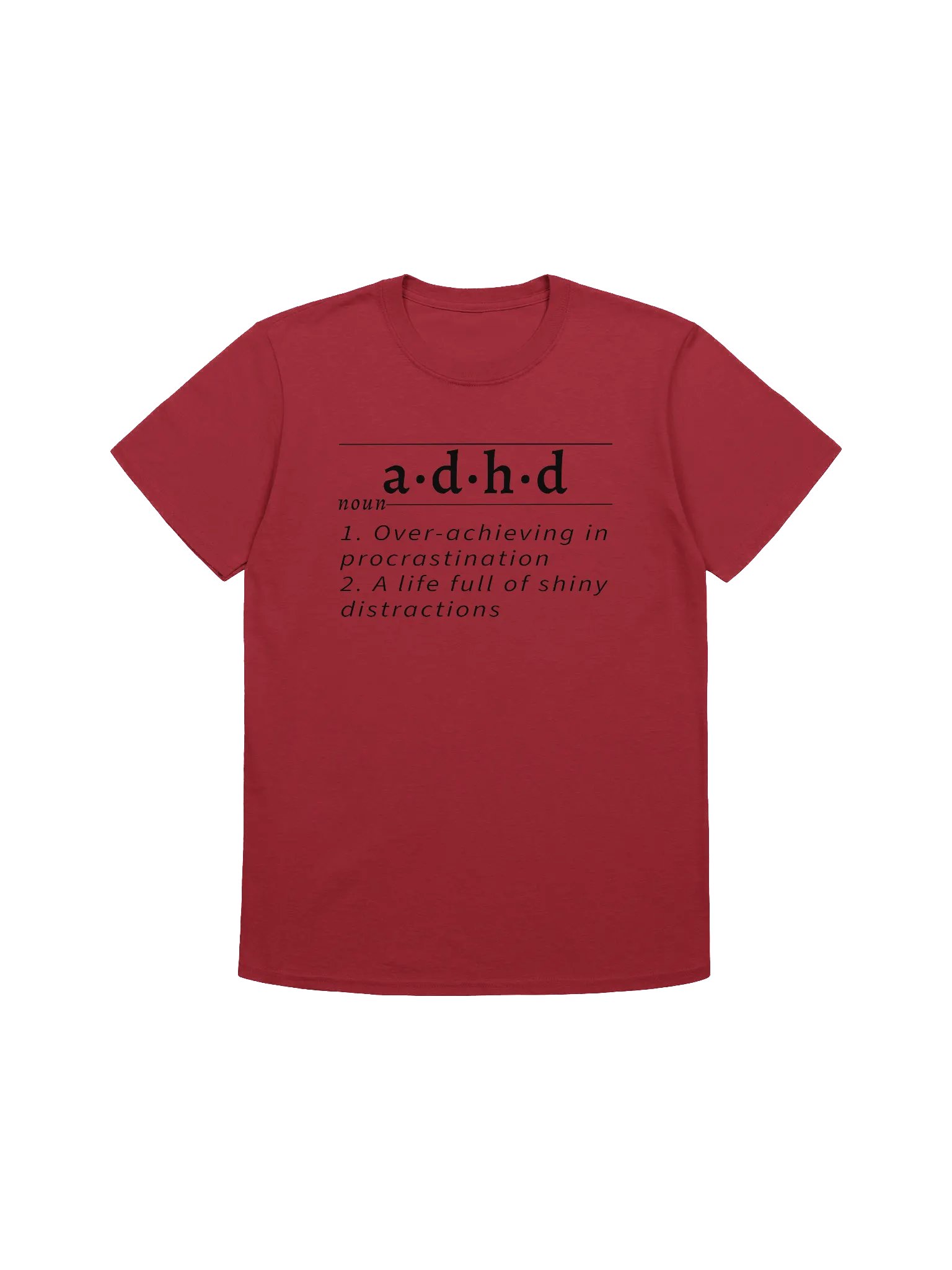 ADHD Definition Unisex Tee blk v2 product image (1)