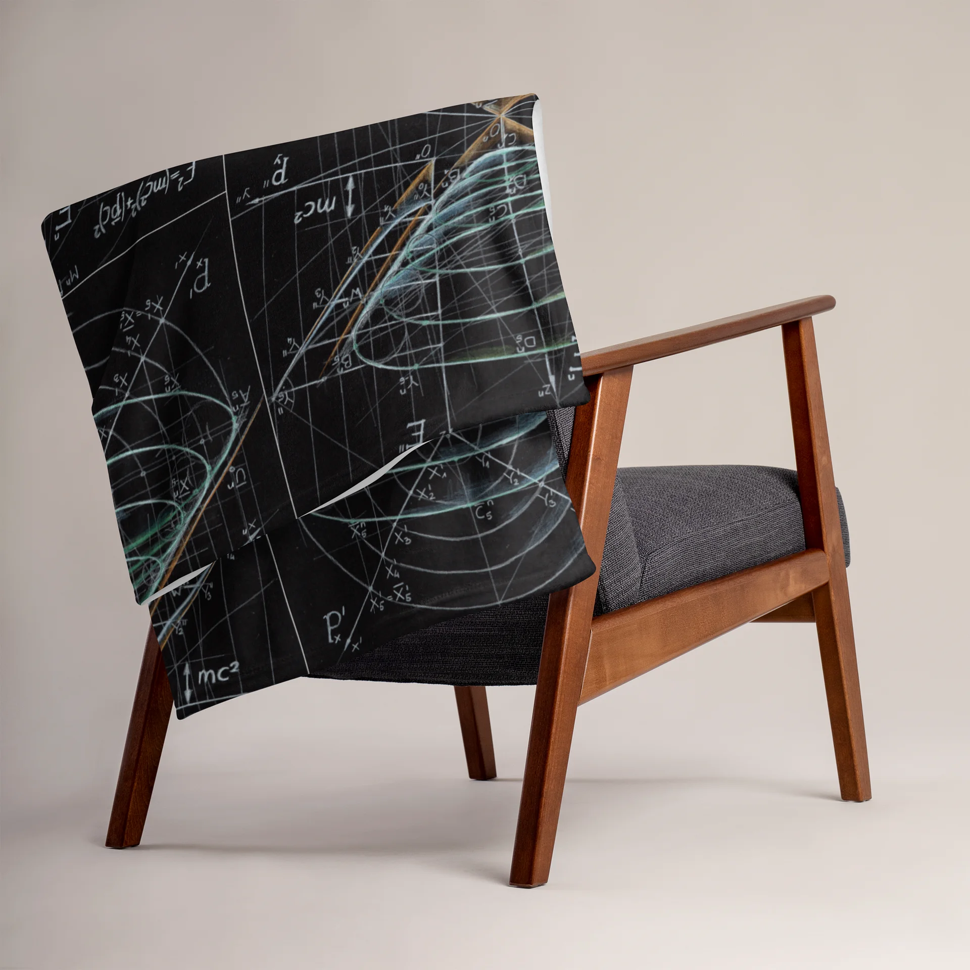 Mass Shell - Geometric Physics Art Blanket product image (4)