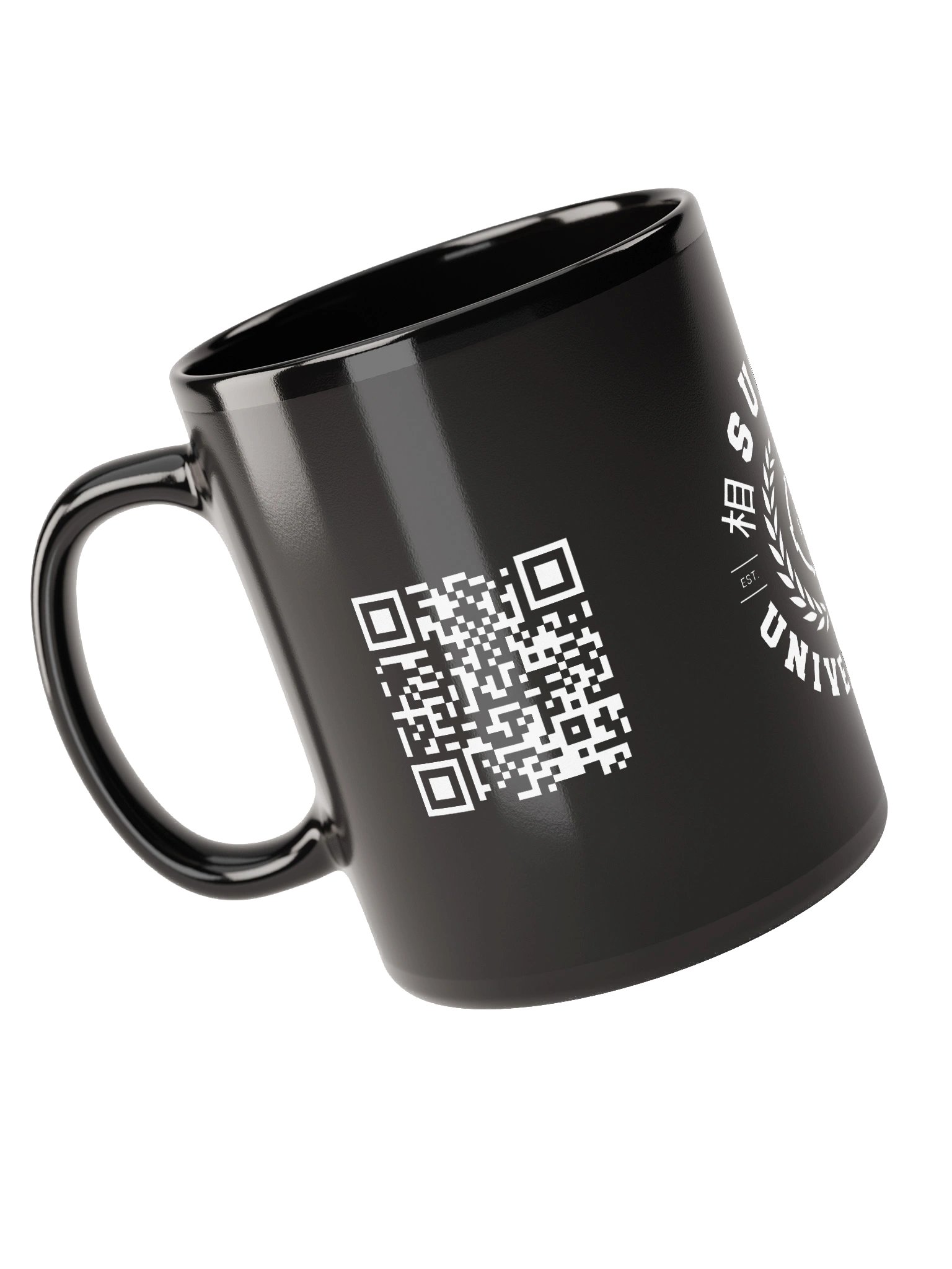 Sumo U [Logos] White Txt Black Mug 2025 product image (3)