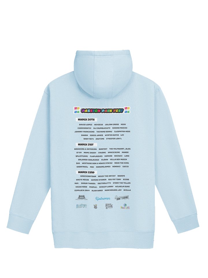 Passion Park Fest 2026 Lineup Hoodie product image (2)