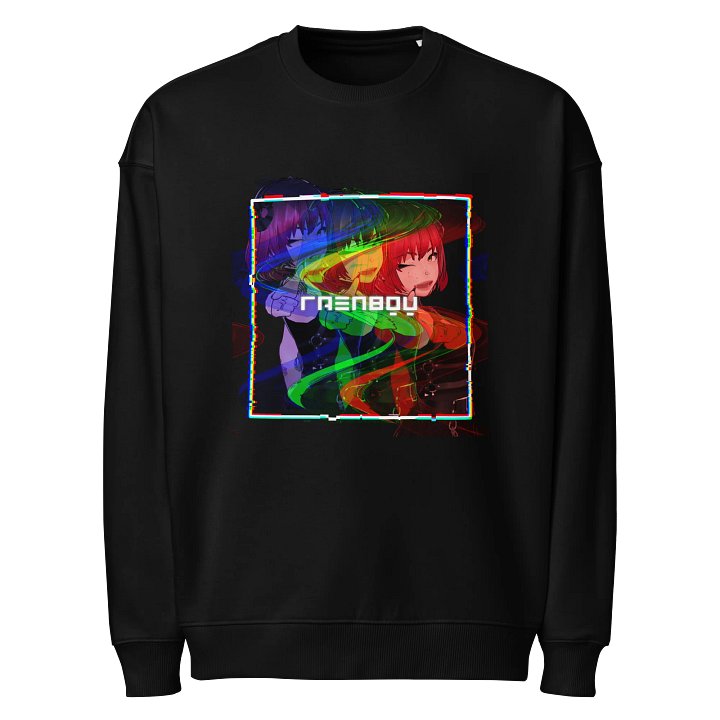 Classic RAENBOU Retro Glitch Oversized Sweatshirt product image (1)