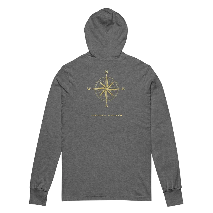 Compass - St. Vincent and the Grenadines - Vintage Gold | Unisex Hooded Long Sleeve Tee | 5 Colors product image (2)