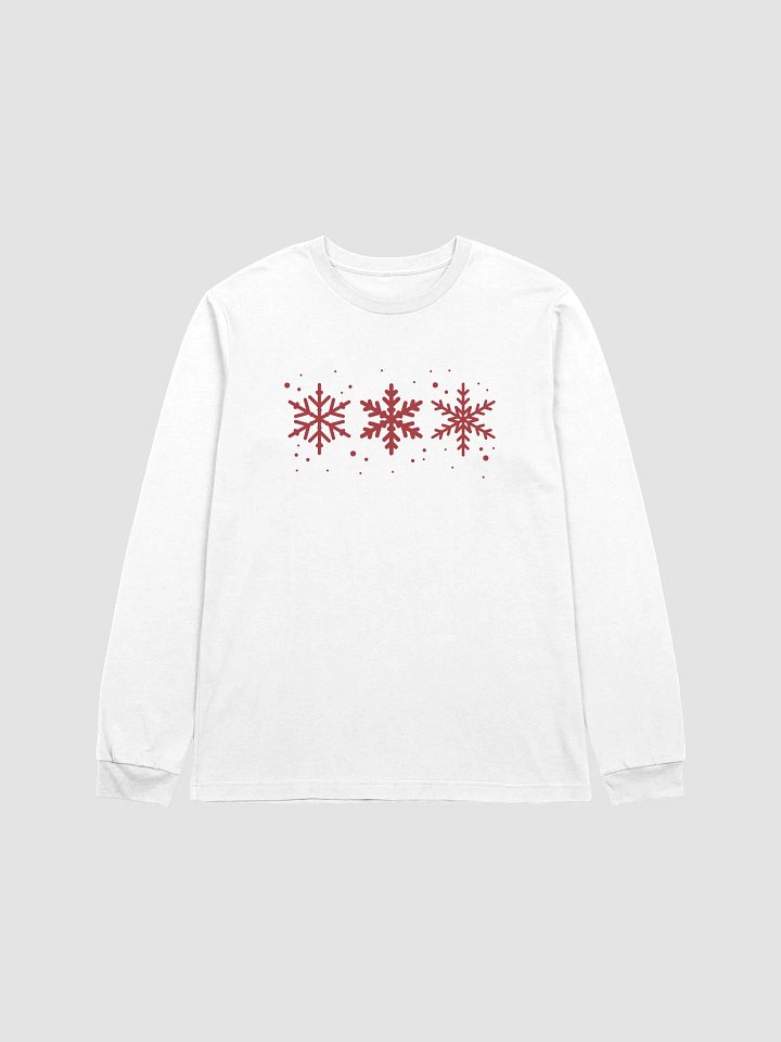 Snowflakes Supersoft Long Sleeve Slimmer Fit Shirt product image (1)