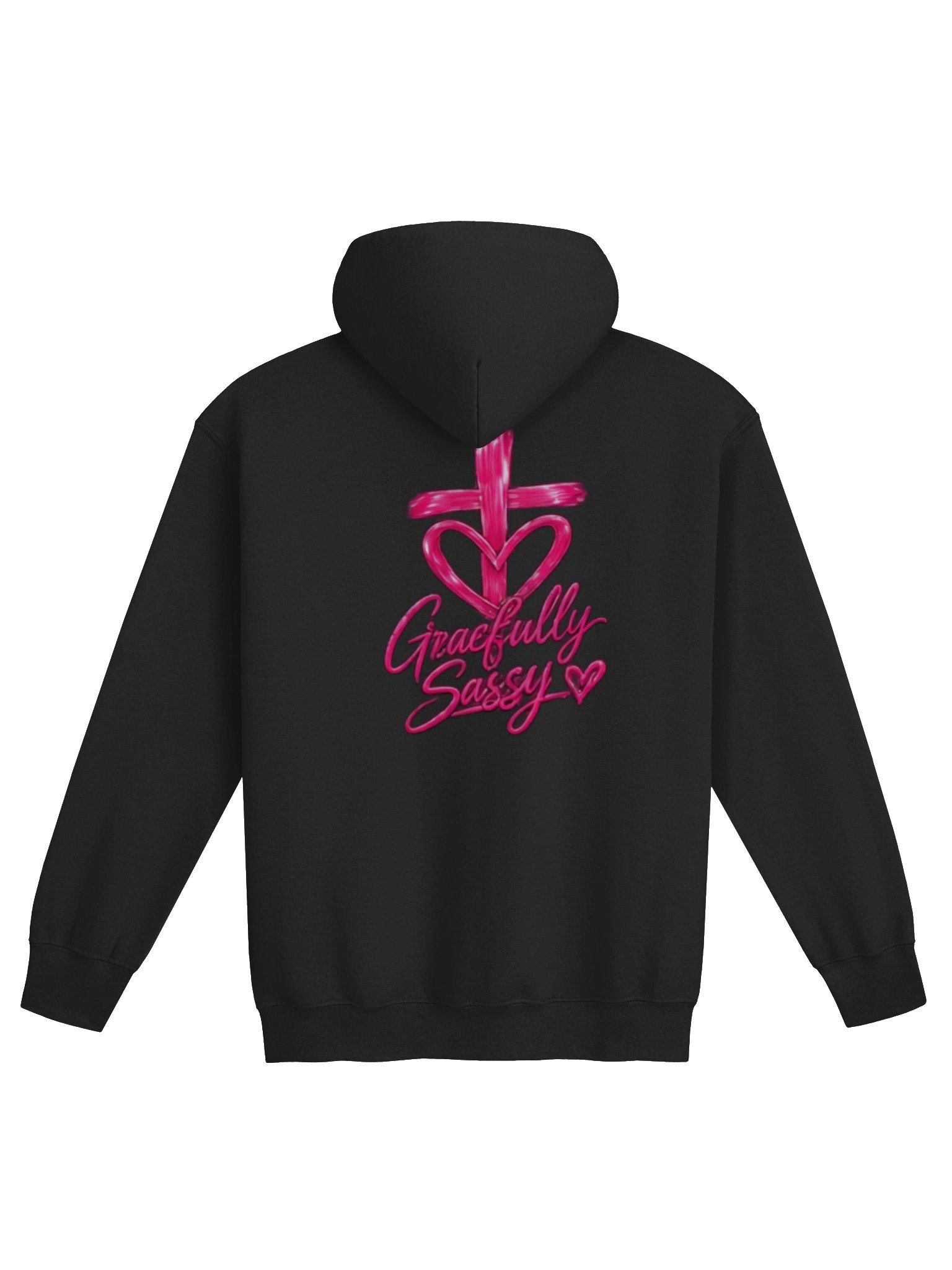 Gracefully Sassy Pink Faith Hoodie product image (2)