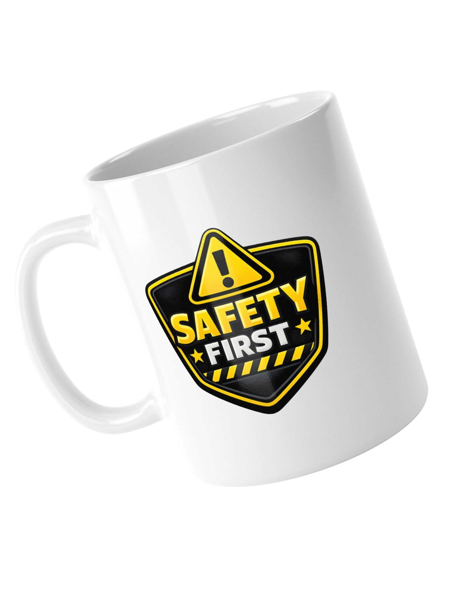 Safety First | Workplace Safety Awareness White Glossy Mug product image (13)