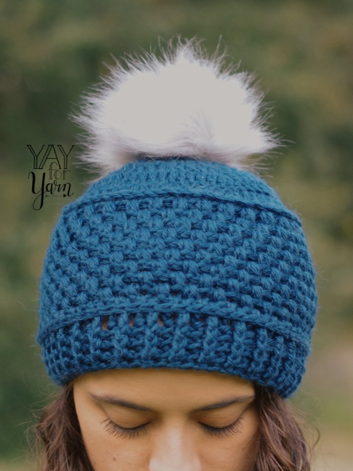 Puff Stitch Hat - PDF Crochet Pattern & Video Tutorial product image (1)
