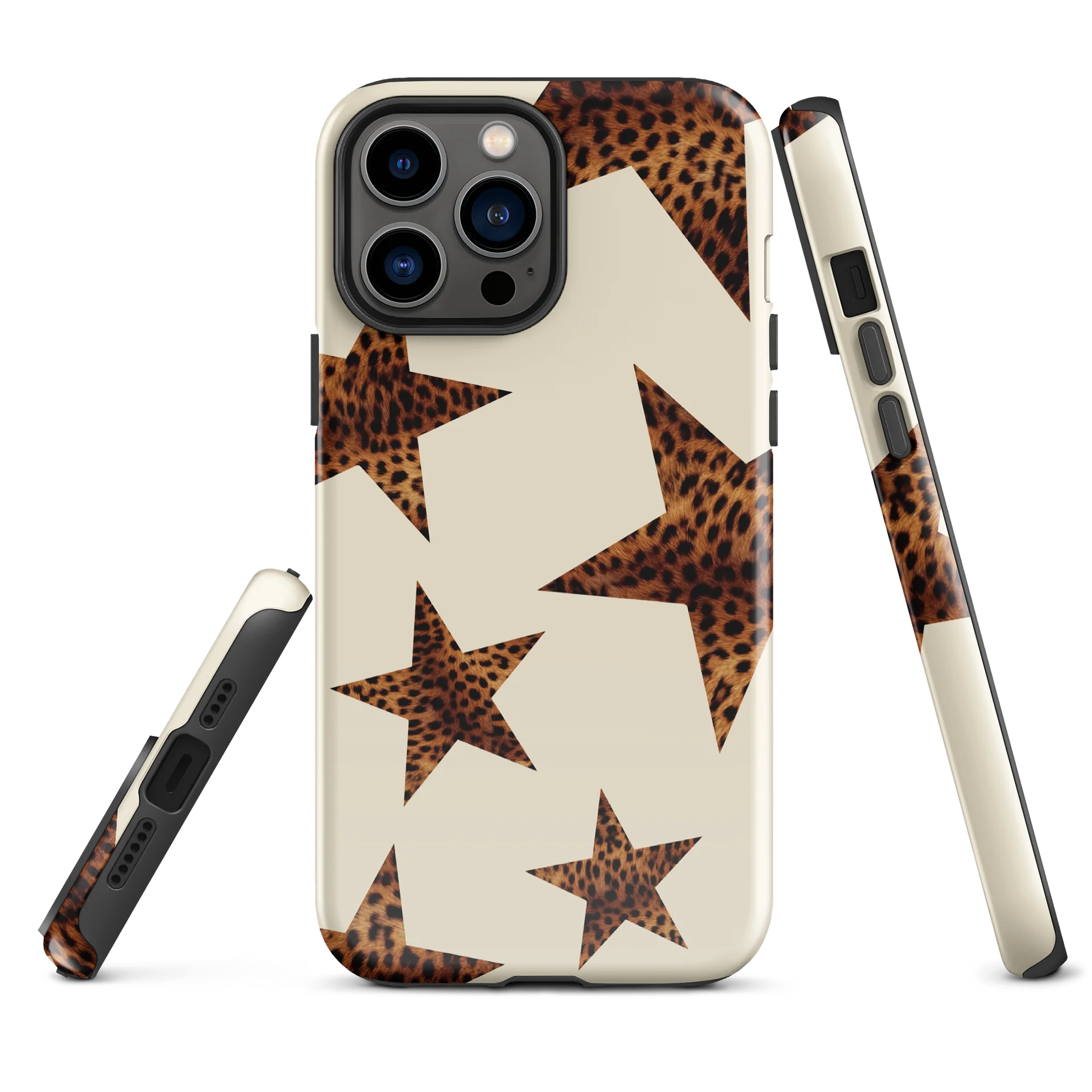 Cheetah Big Ol’ Stars iPhone Case product image (2)