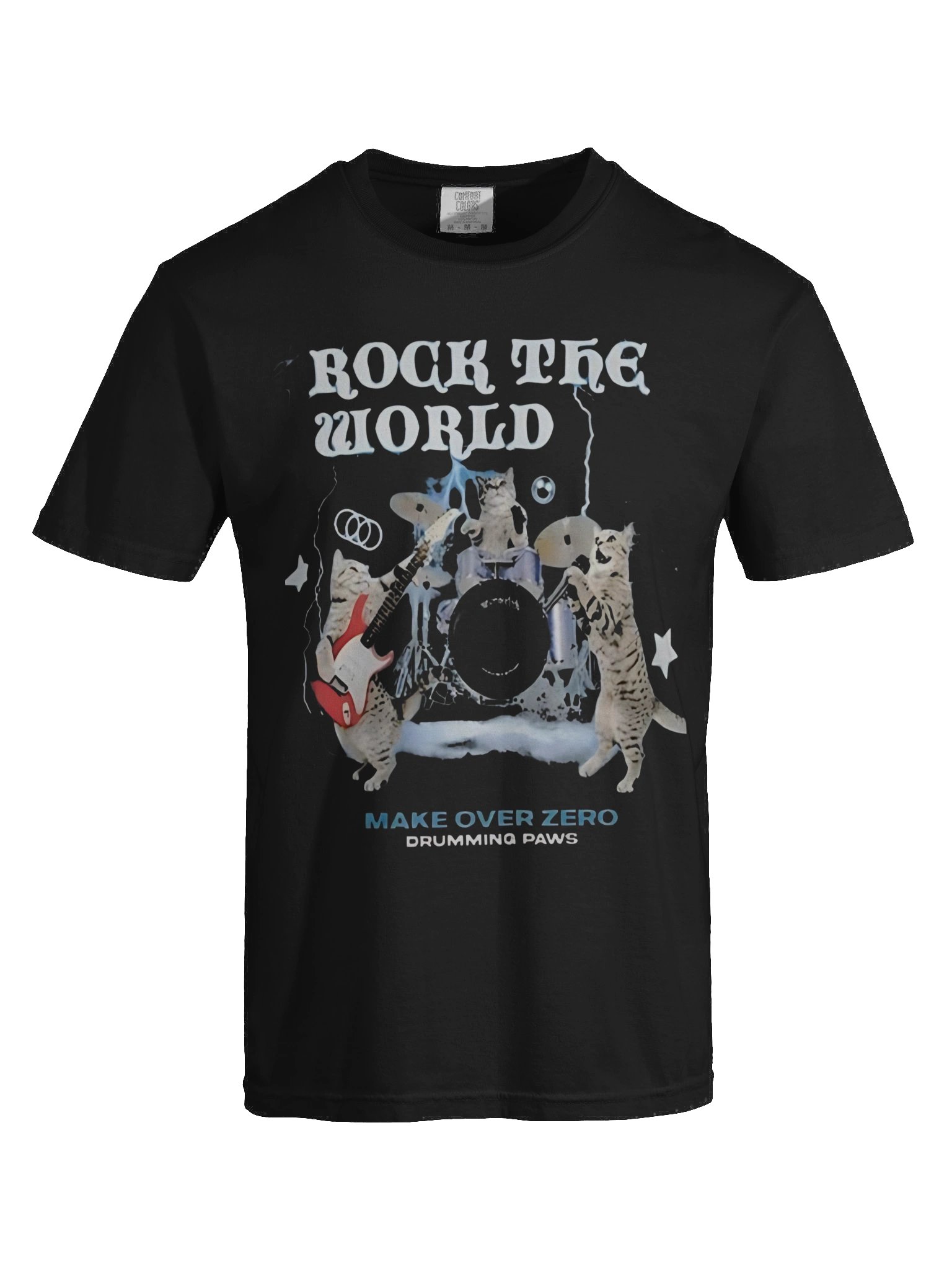 Rock Cat Digital Oversized Fit Short Sleeve T-Shirt product image (4)