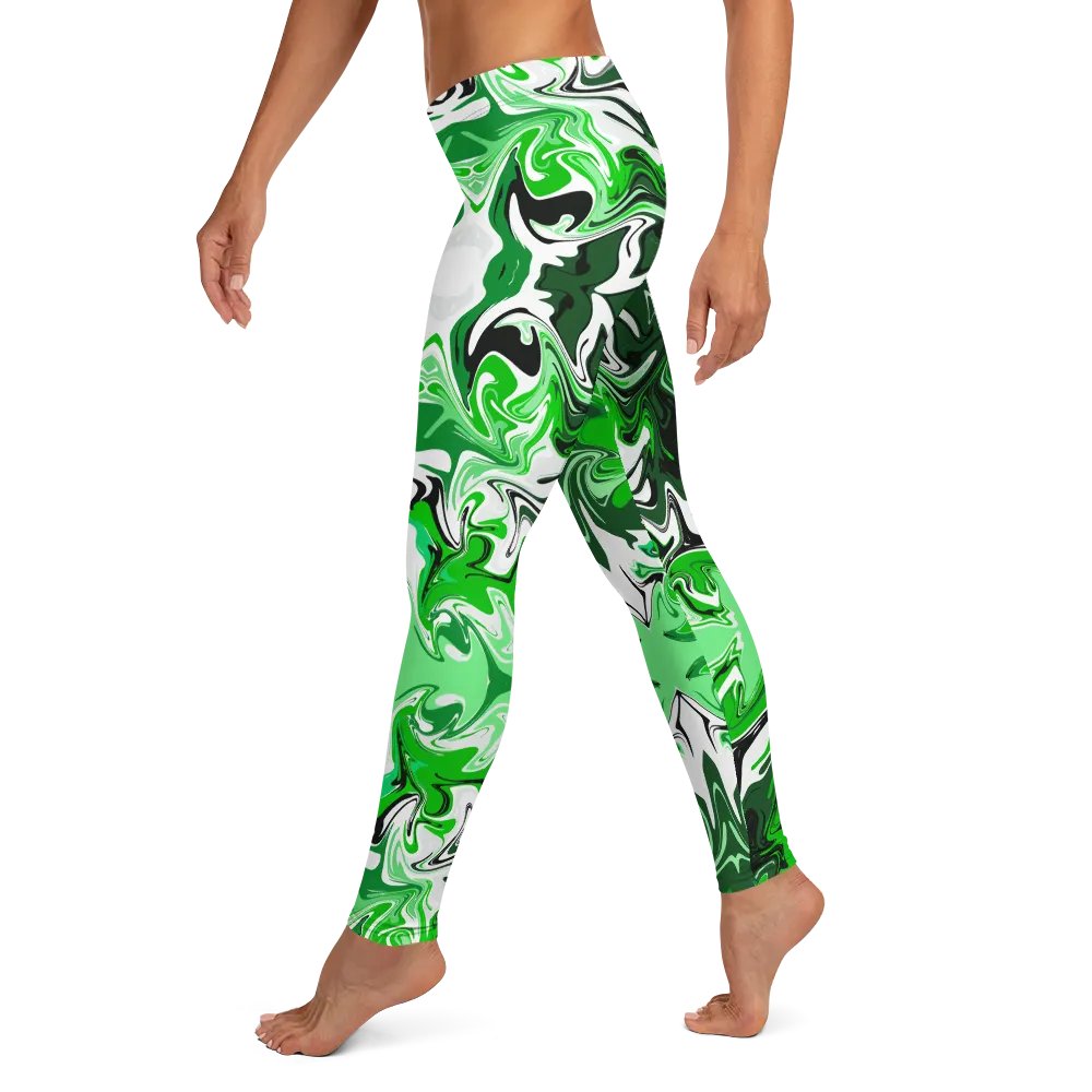 Green Swirl Leggings product image (12)