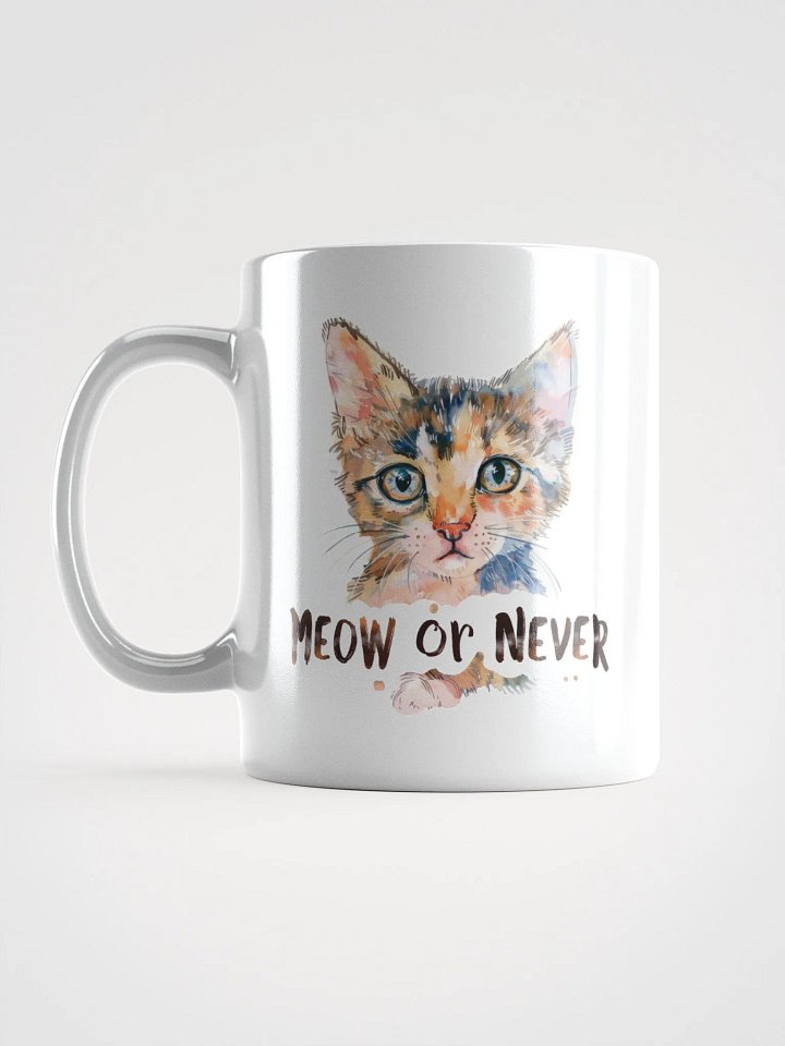 Meow or Never Kitten Mug product image (1)