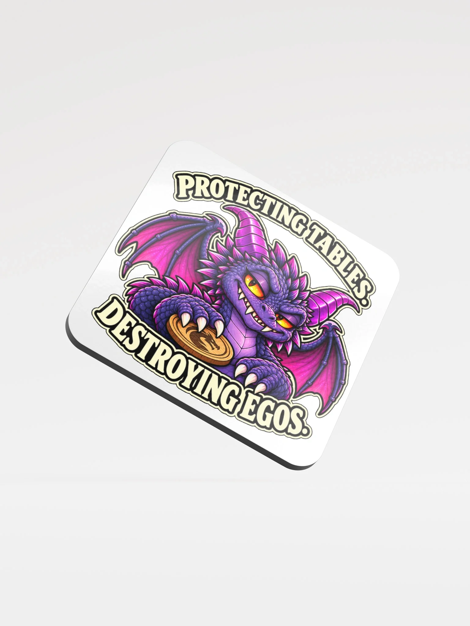 Protecting tables. Destroying egos — Draft Punk Coaster