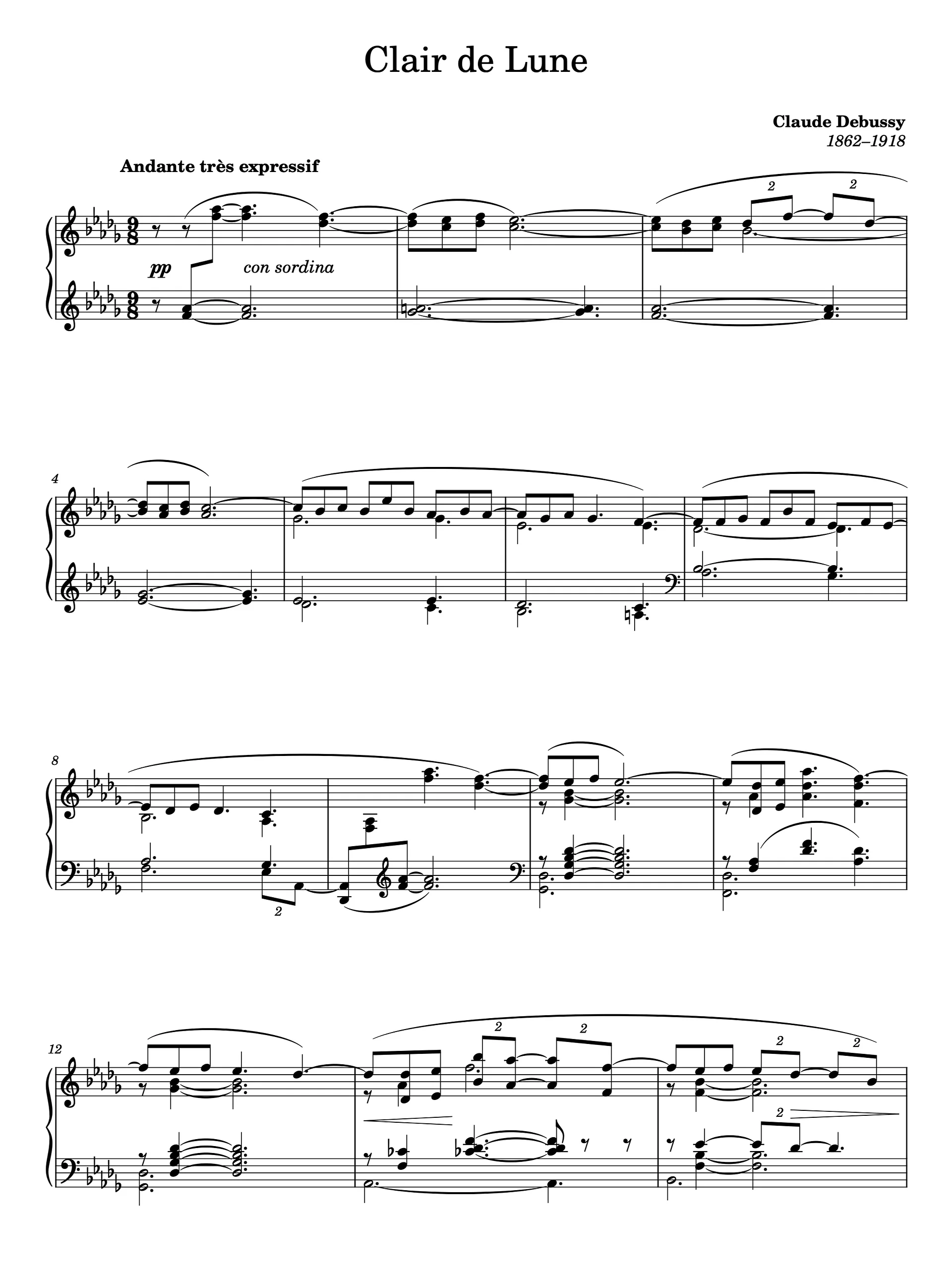 Clair de lune, L. 75/3 product image (1)