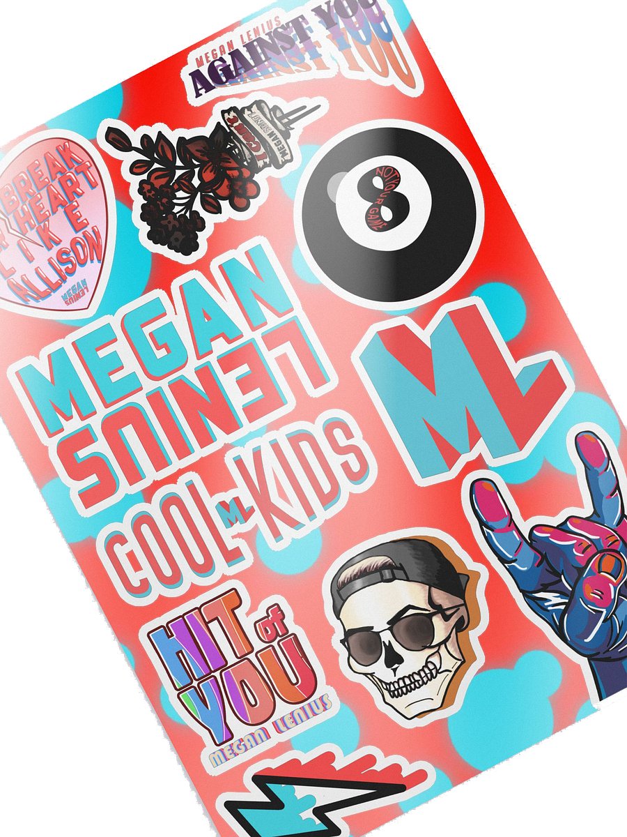 Megan Lenius Sticker sheet product image (1)