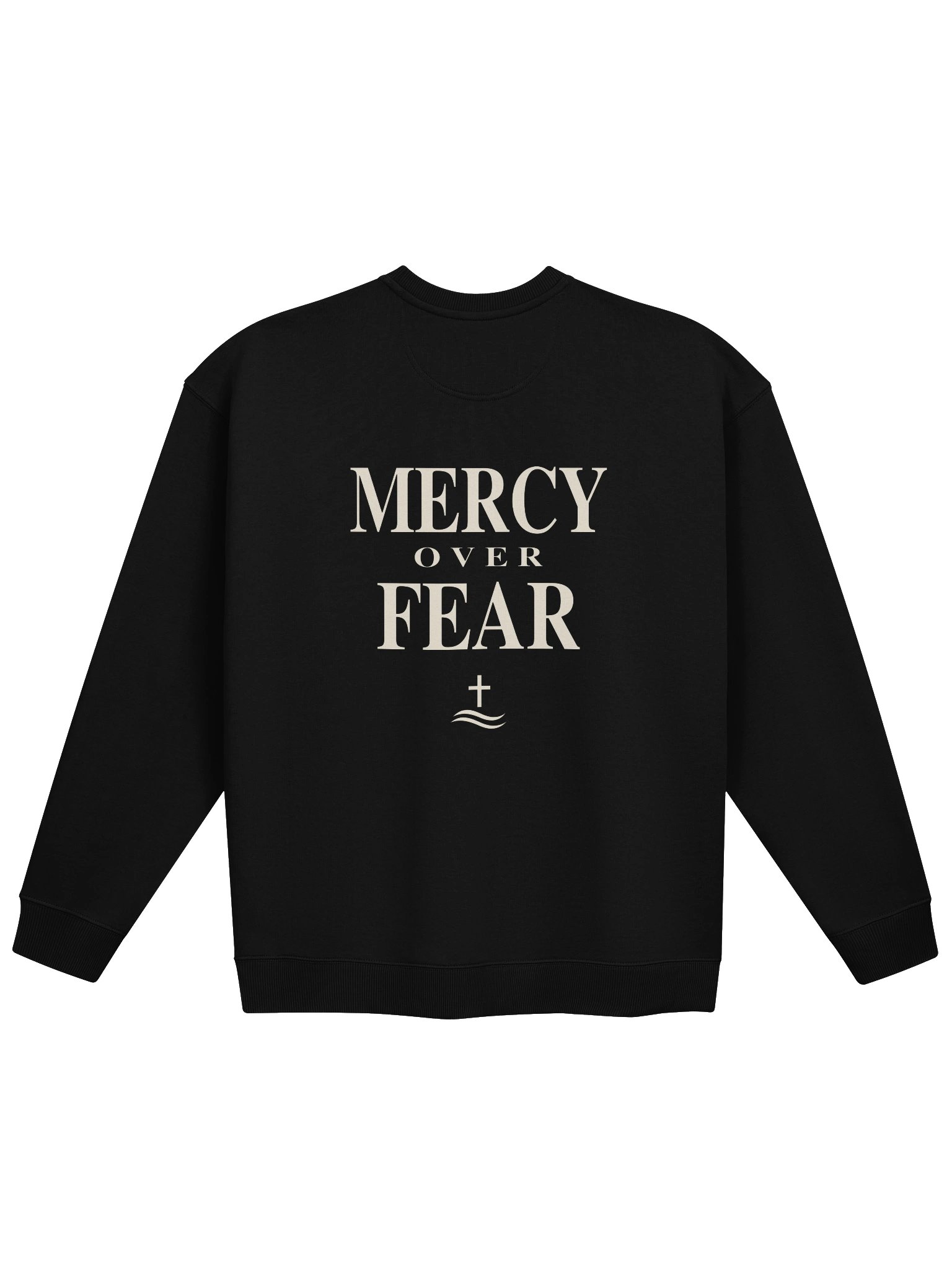 Mercy Over Fear — Unisex Crewneck Sweatshirt product image (4)