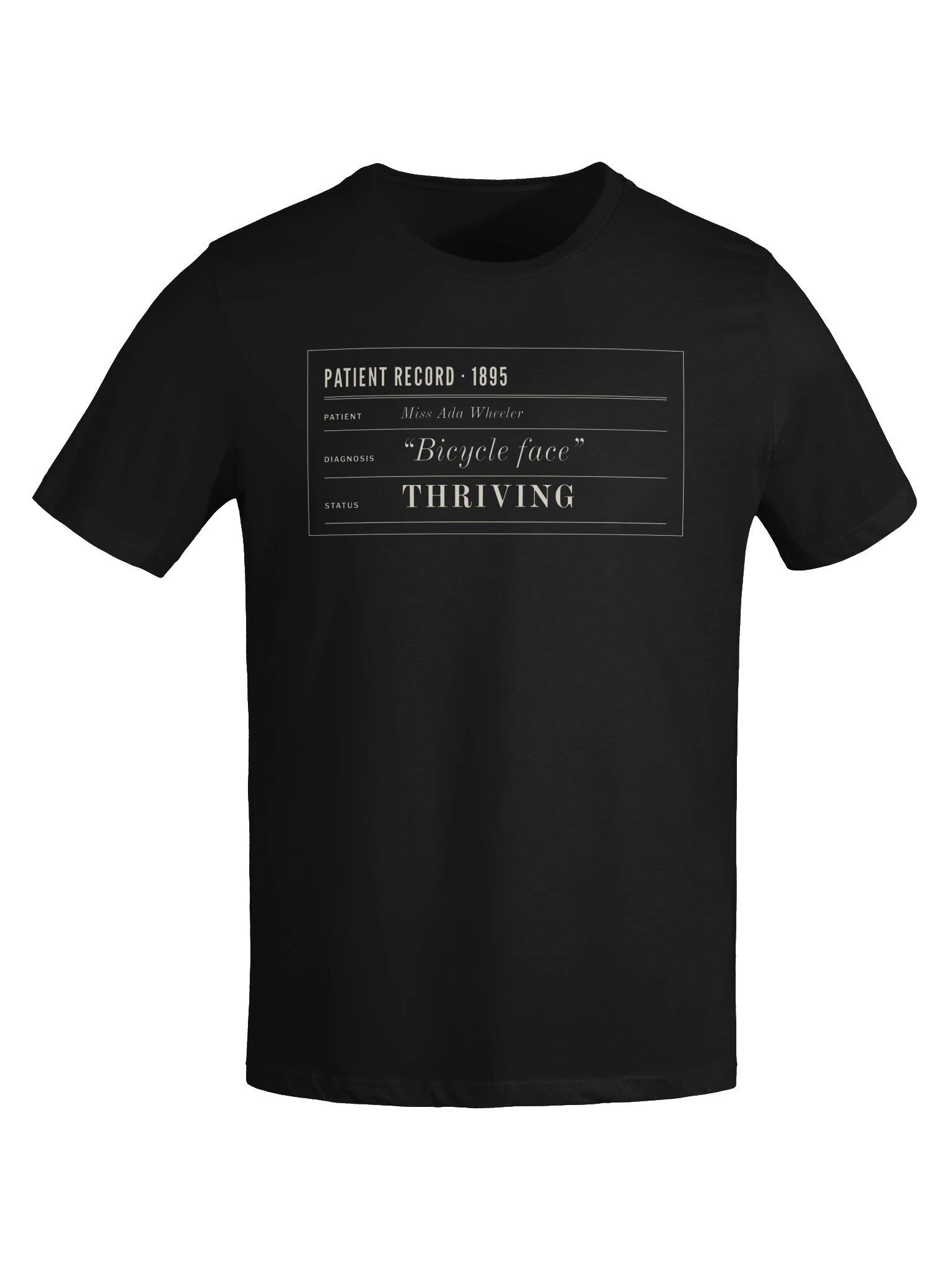 Patient Record Women's Relaxed Tee (Black) product image (7)