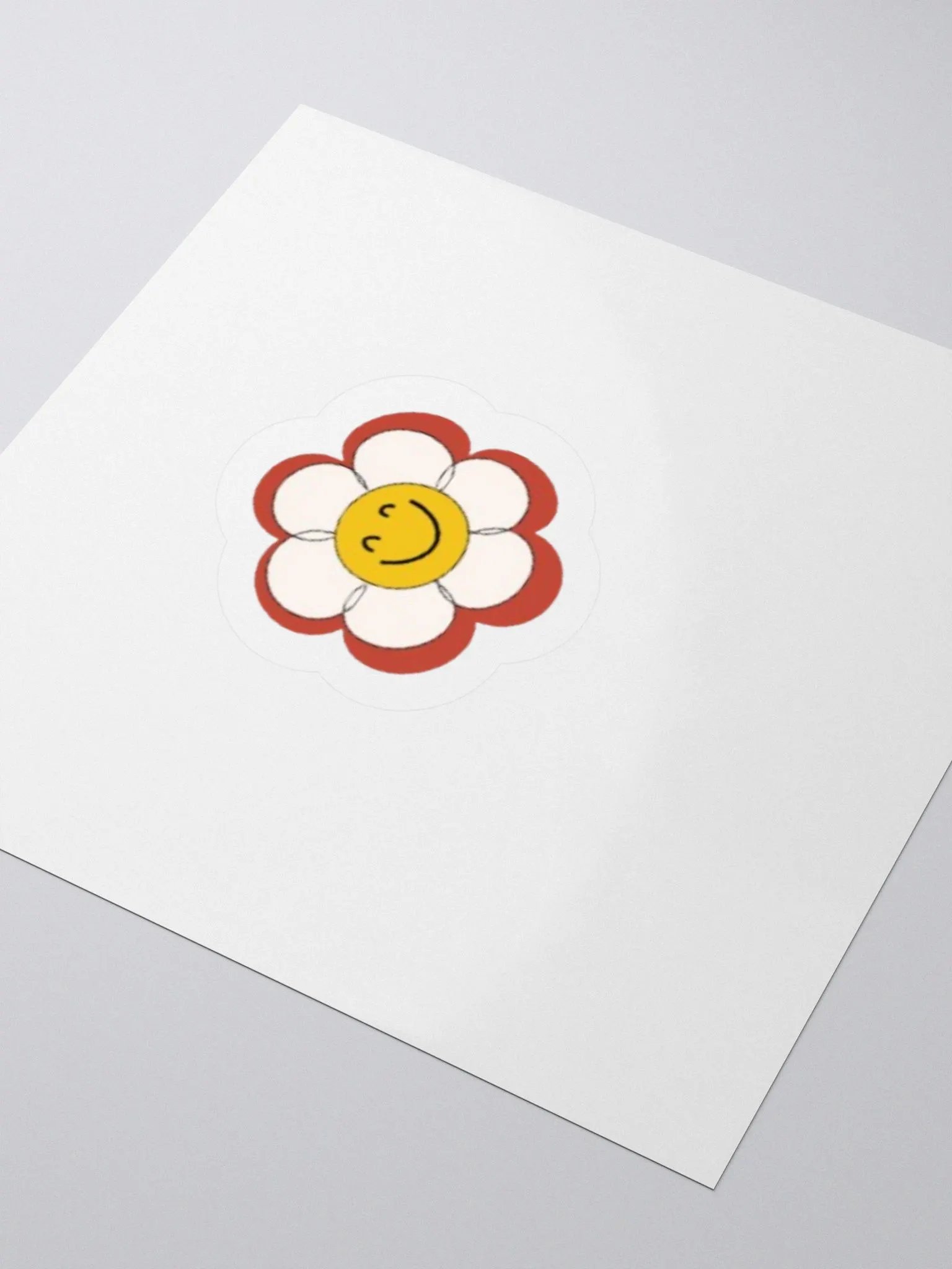 Red Flower Sticker product image (3)