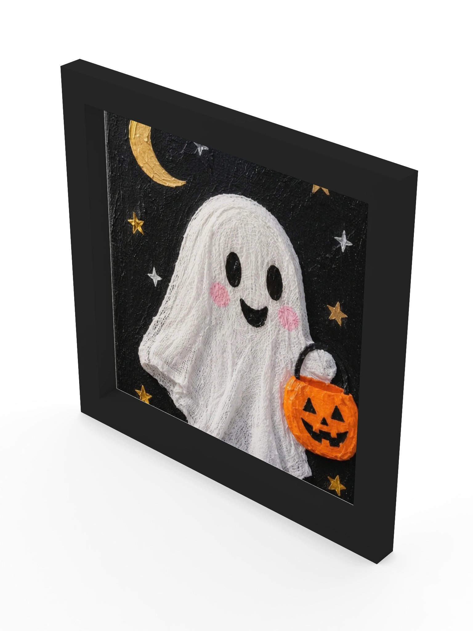 Cute Ghost Halloween Framed Poster product image (11)