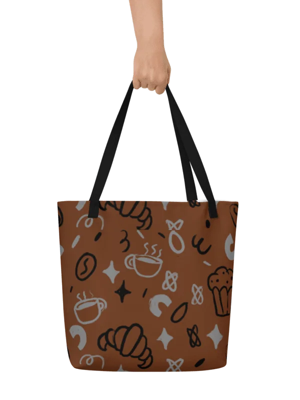 Coffee & Bakery Doodle Tote product image (1)