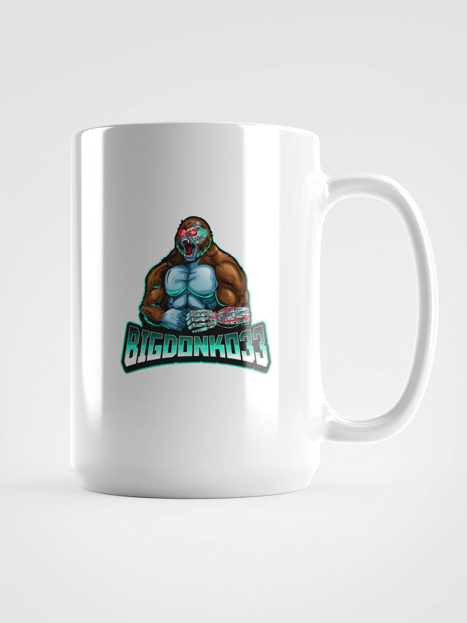 BigD White Glossy Mug product image (1)