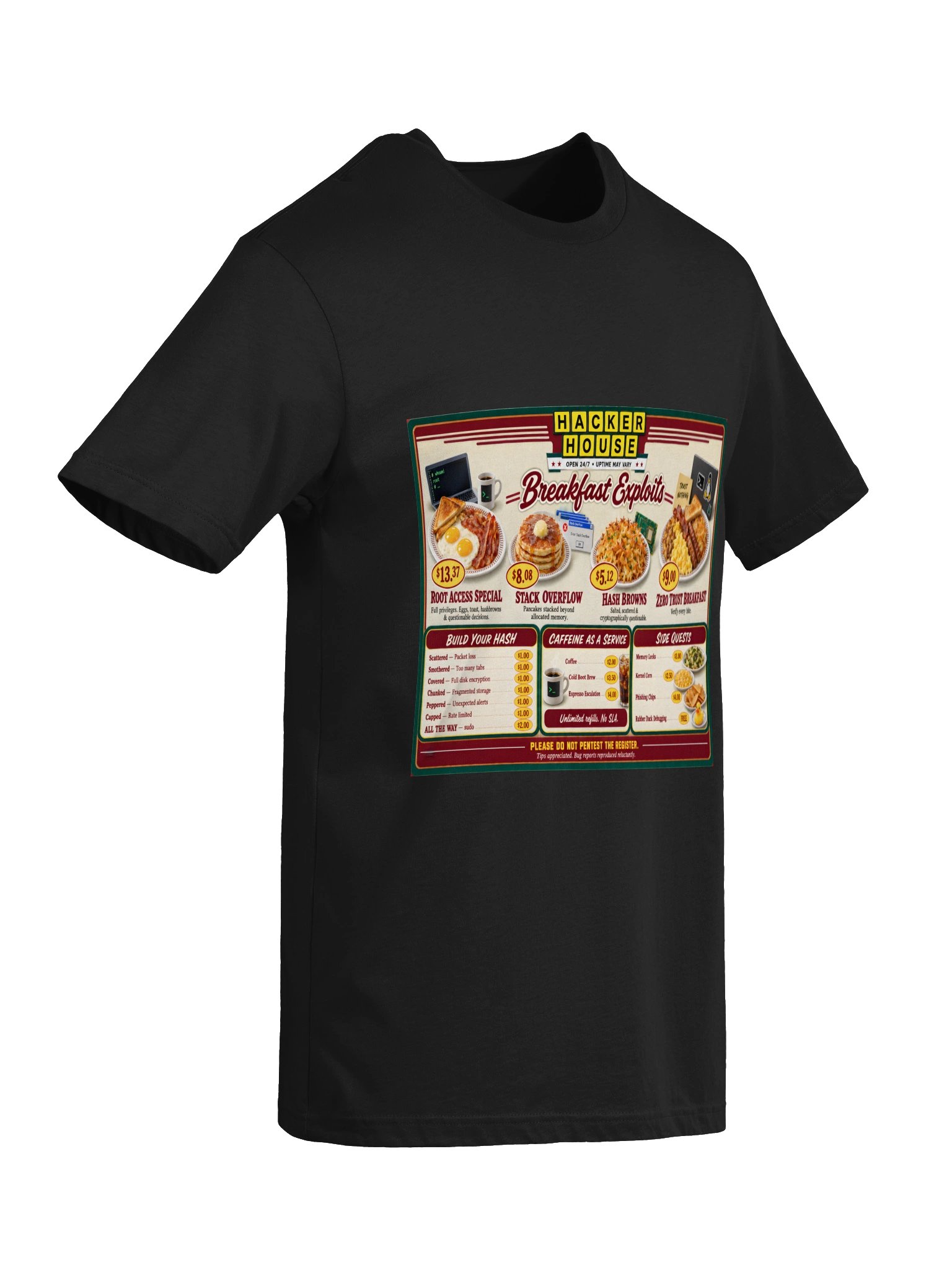 Hacker House T-Shirt | Breakfast Exploits product image (6)