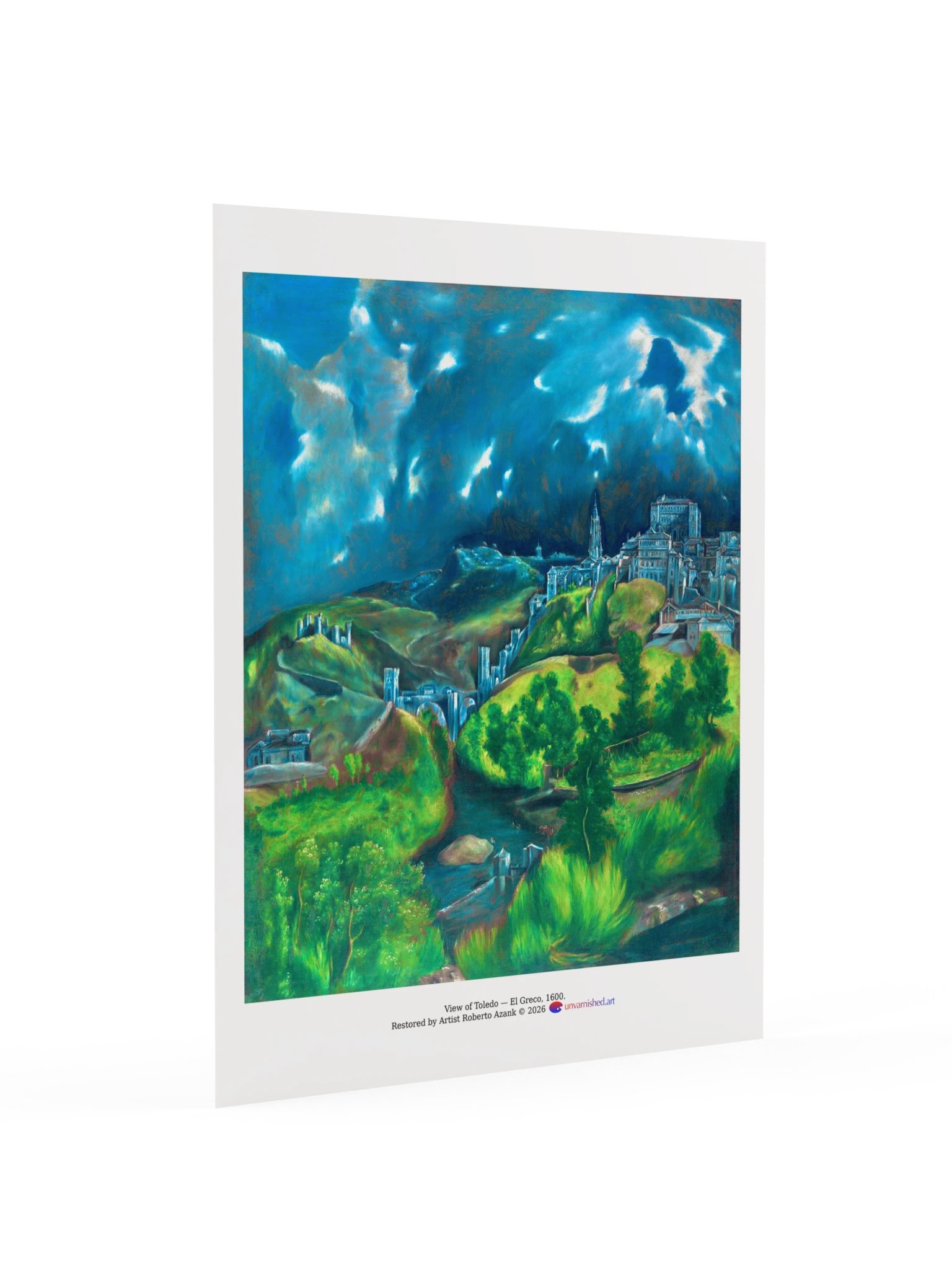View of Toledo — Small Poster product image (2)