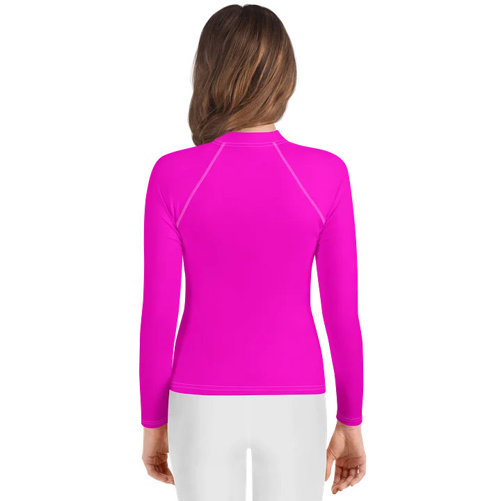 Wild Pink Neon Youth Rashguard product image (2)