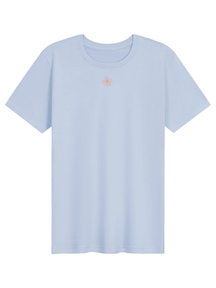 Minimal Pink Bloom T-Shirt Lucky Girls Club product image (1)
