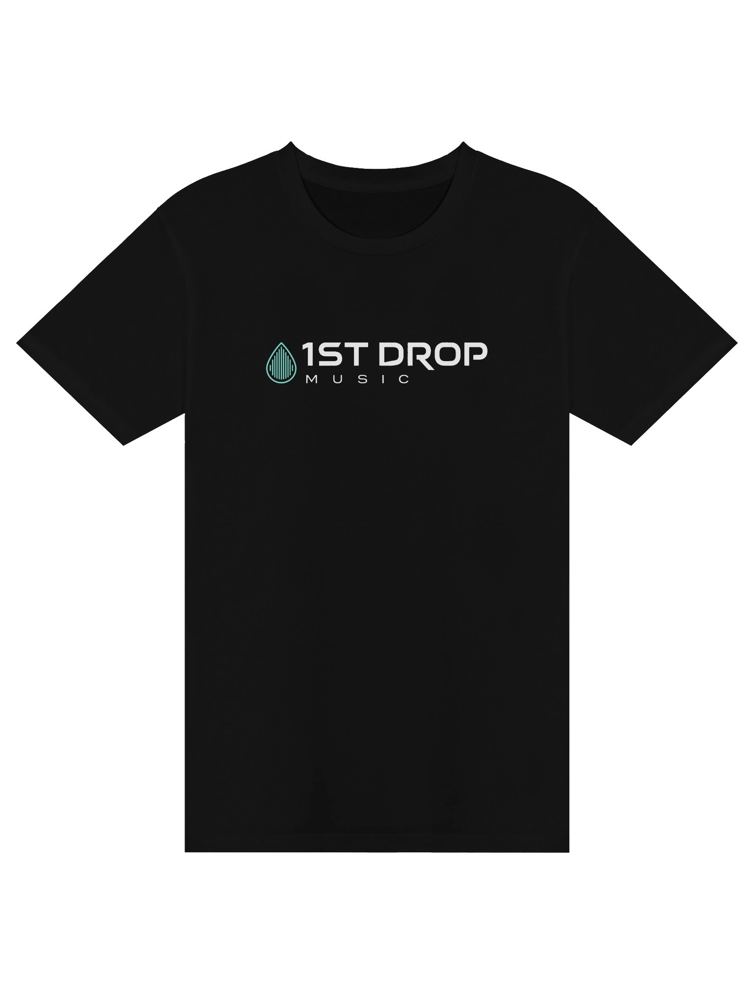 1st Drop Music Turquoise Logo Unisex T-shirt product image (1)