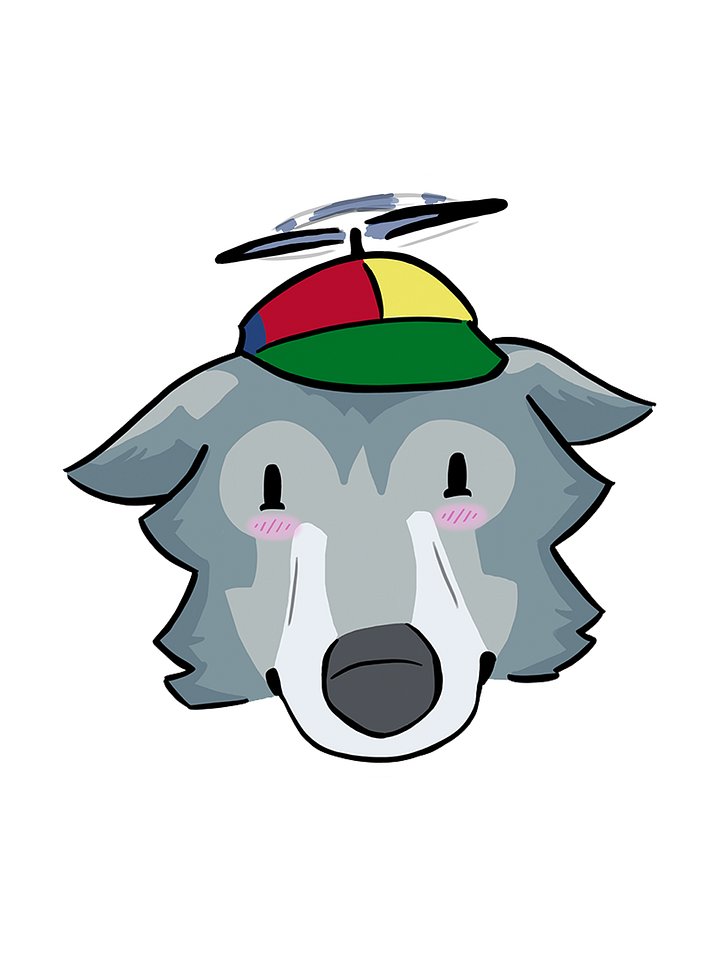 Whimsy Wolp Sticker product image (1)