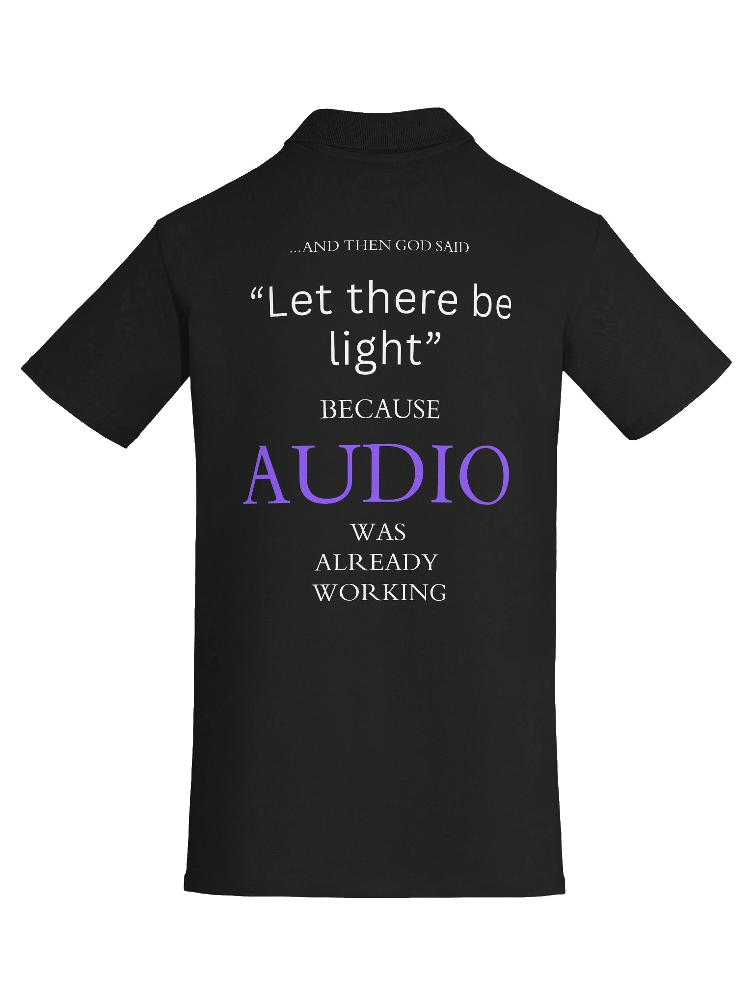 The Audio Lab “Let There Be Light” Polo Shirt product image (7)