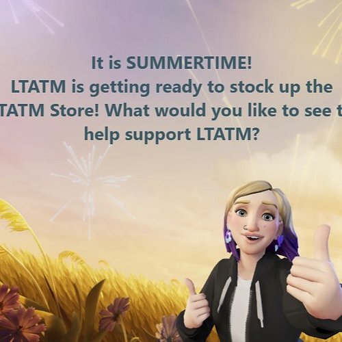 It is SUMMERTIME! ☀️
LTATM is getting ready to stock up the LTATM Store! 🎶 What would you like to see to help support LTATM?
...