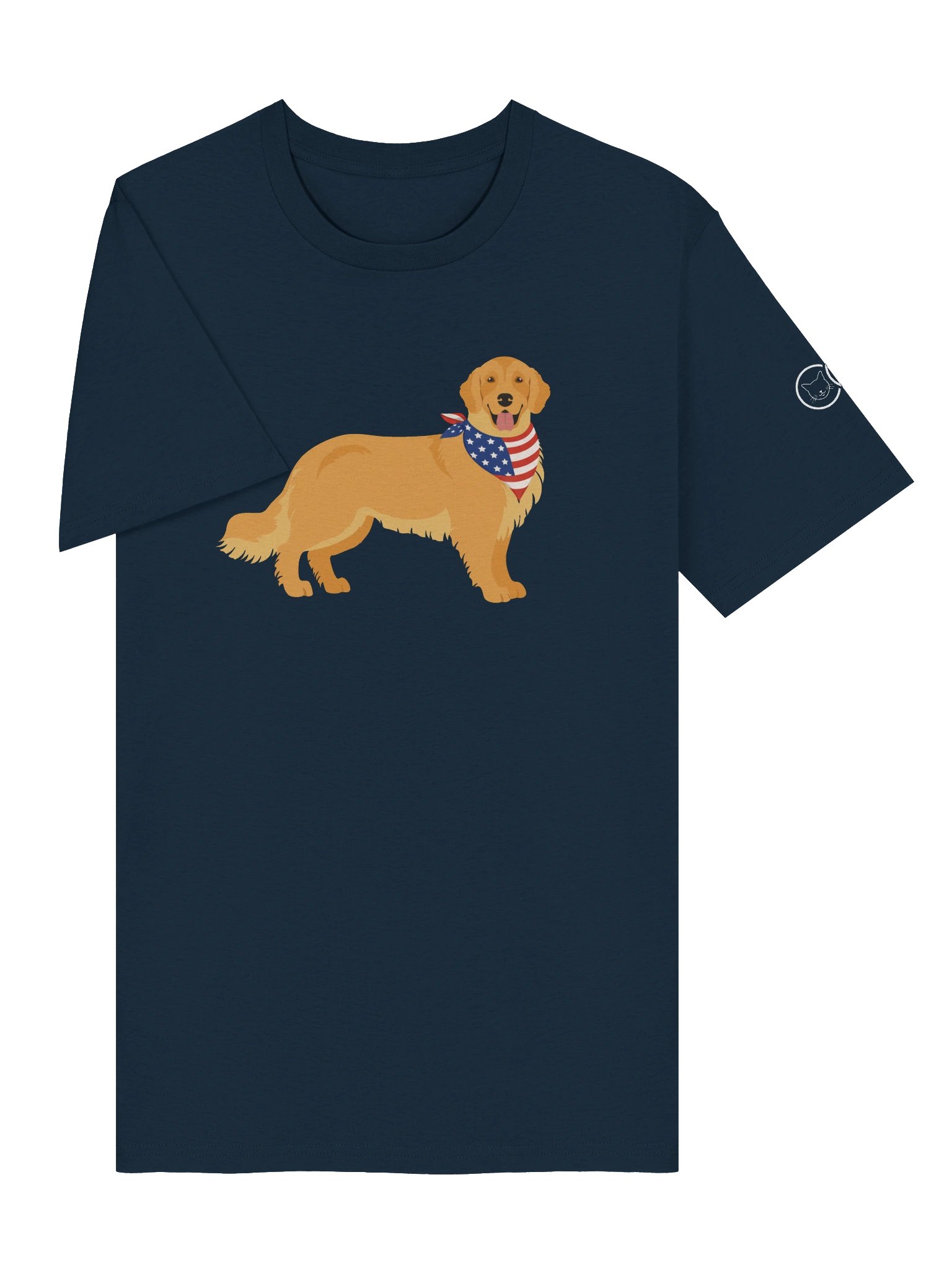 Patriotic Golden Retriever T-Shirt product image (20)
