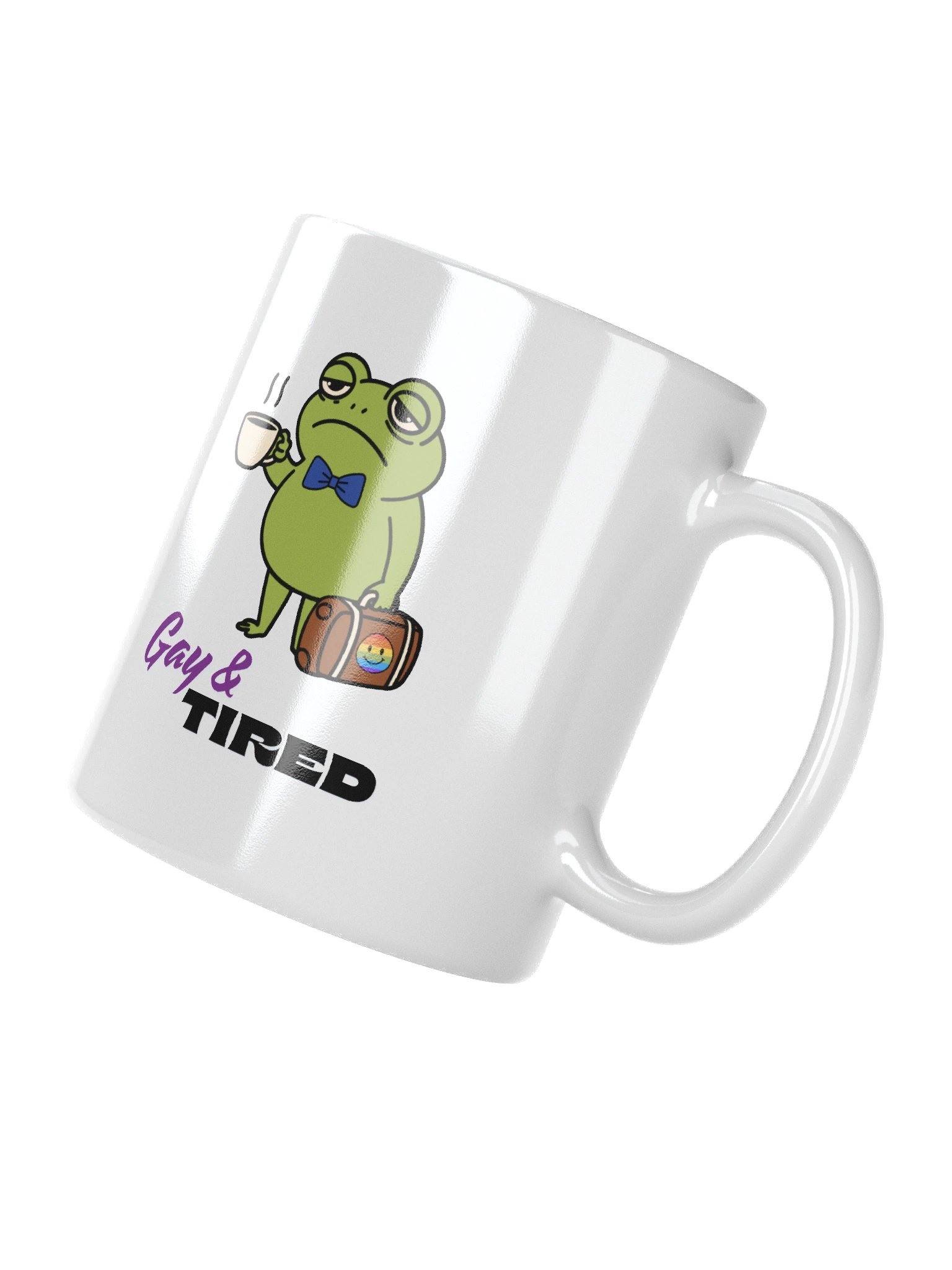 Gay & Tired Frog Coffee Mug product image (4)