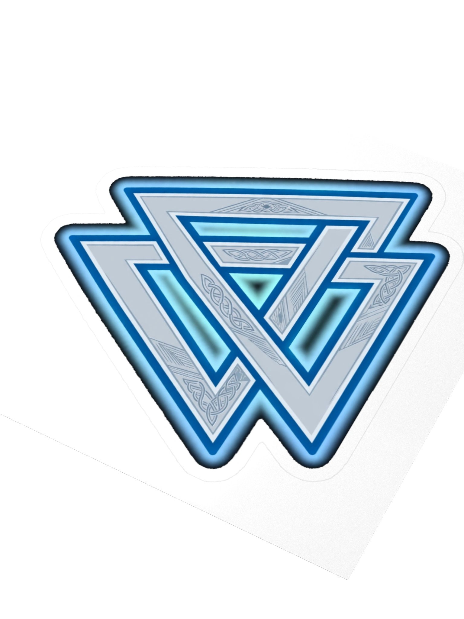Minimal Valknut Sticker product image (9)