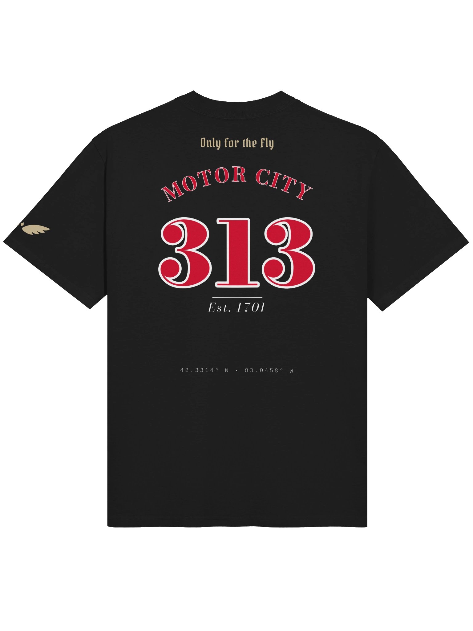 GAME DAY — Detroit · Tee · Faded Black product image (2)