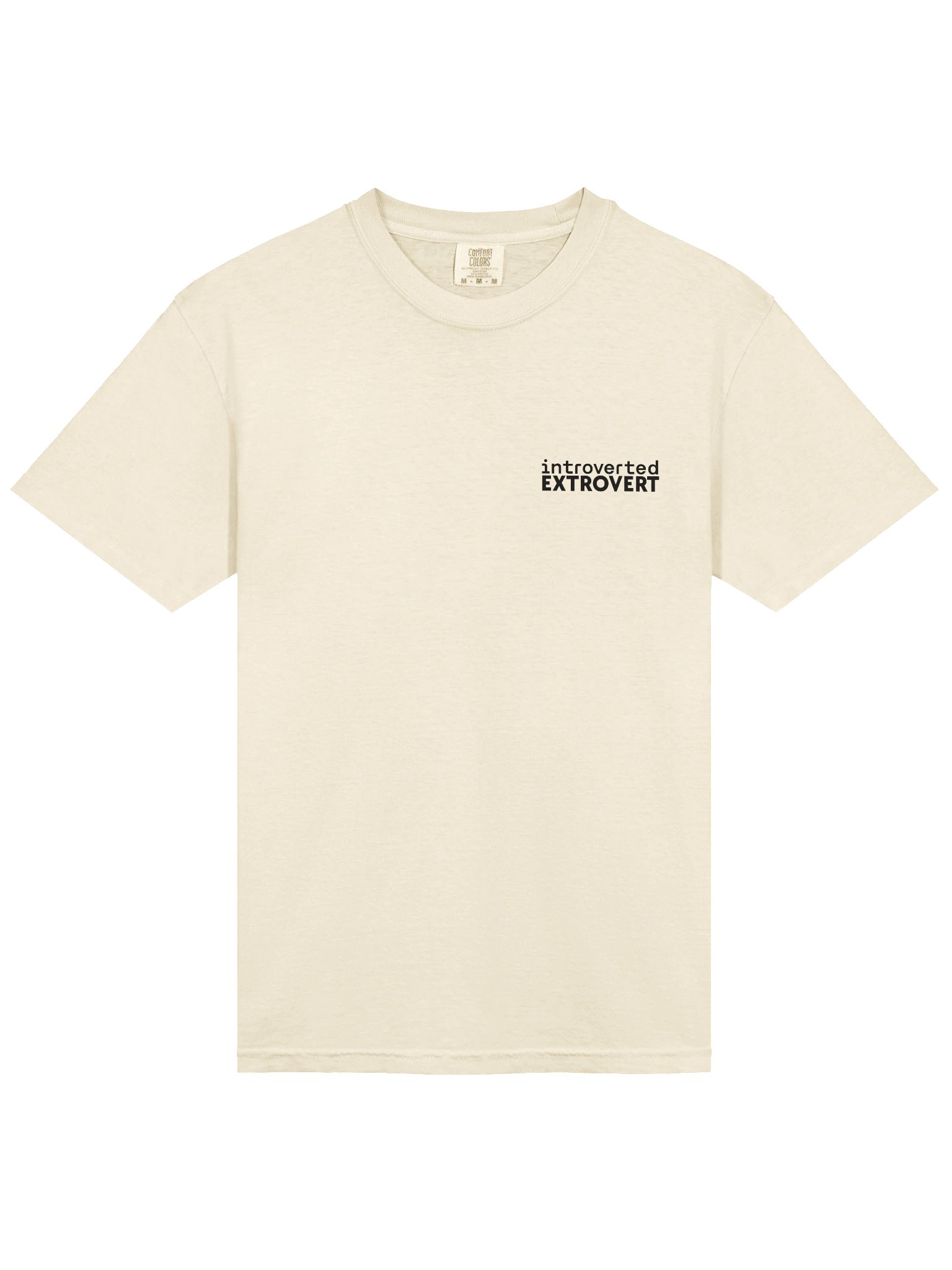 introverted extrovert - printed tee product image (13)