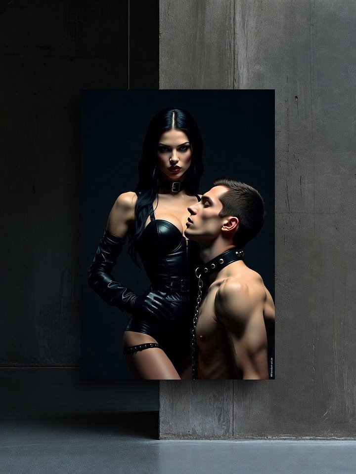 Femdom Poster - Macht und Vertrauen – Dunkle Fetischästhetik product image (1)