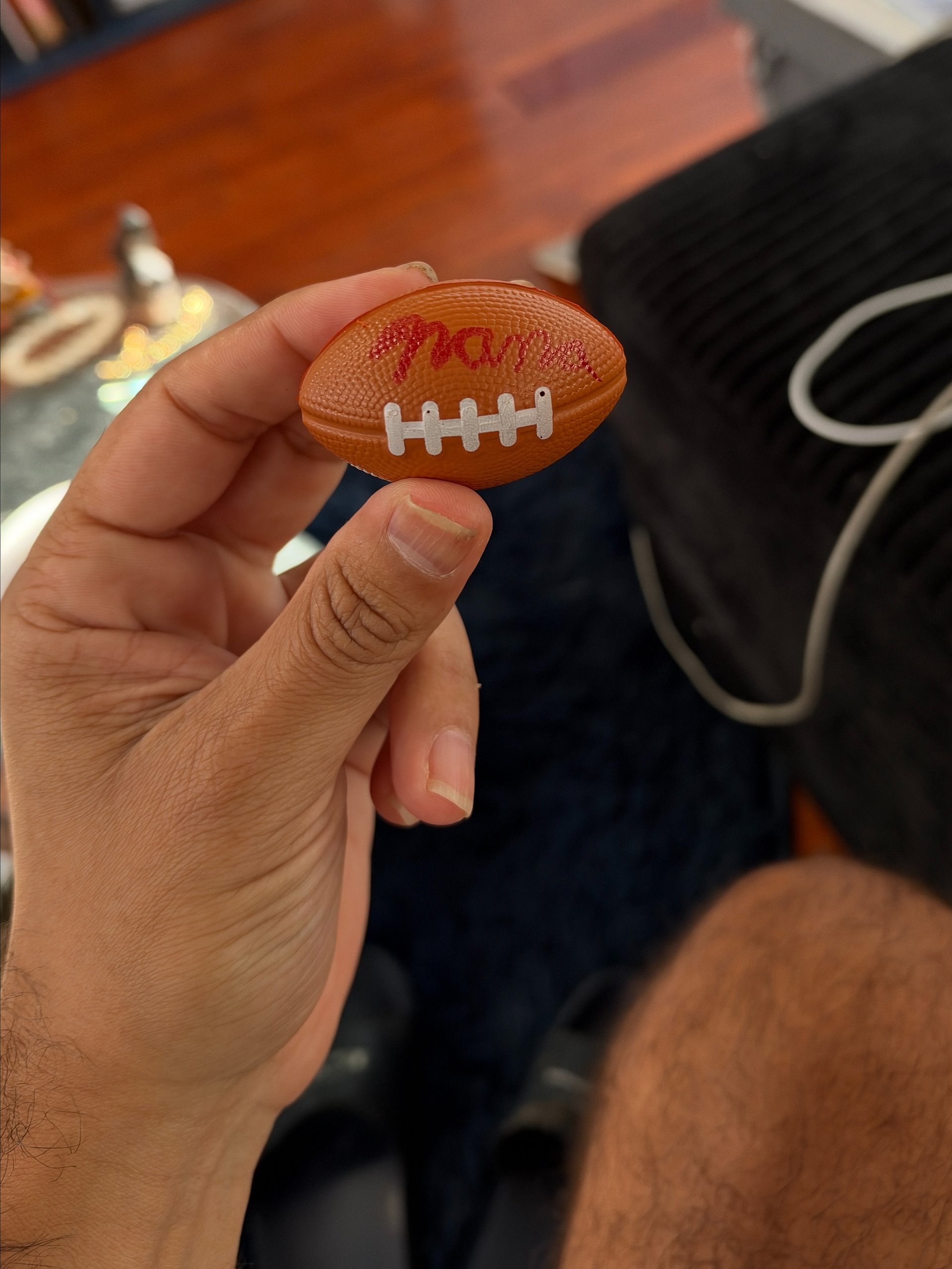 NANA Autographed Mini Football product image (1)