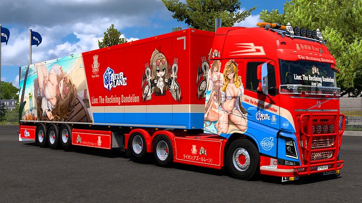 [ETS2] HMS Lion (The Reclining Dandelion) - Azur Lane [Combo Skin] product image (1)