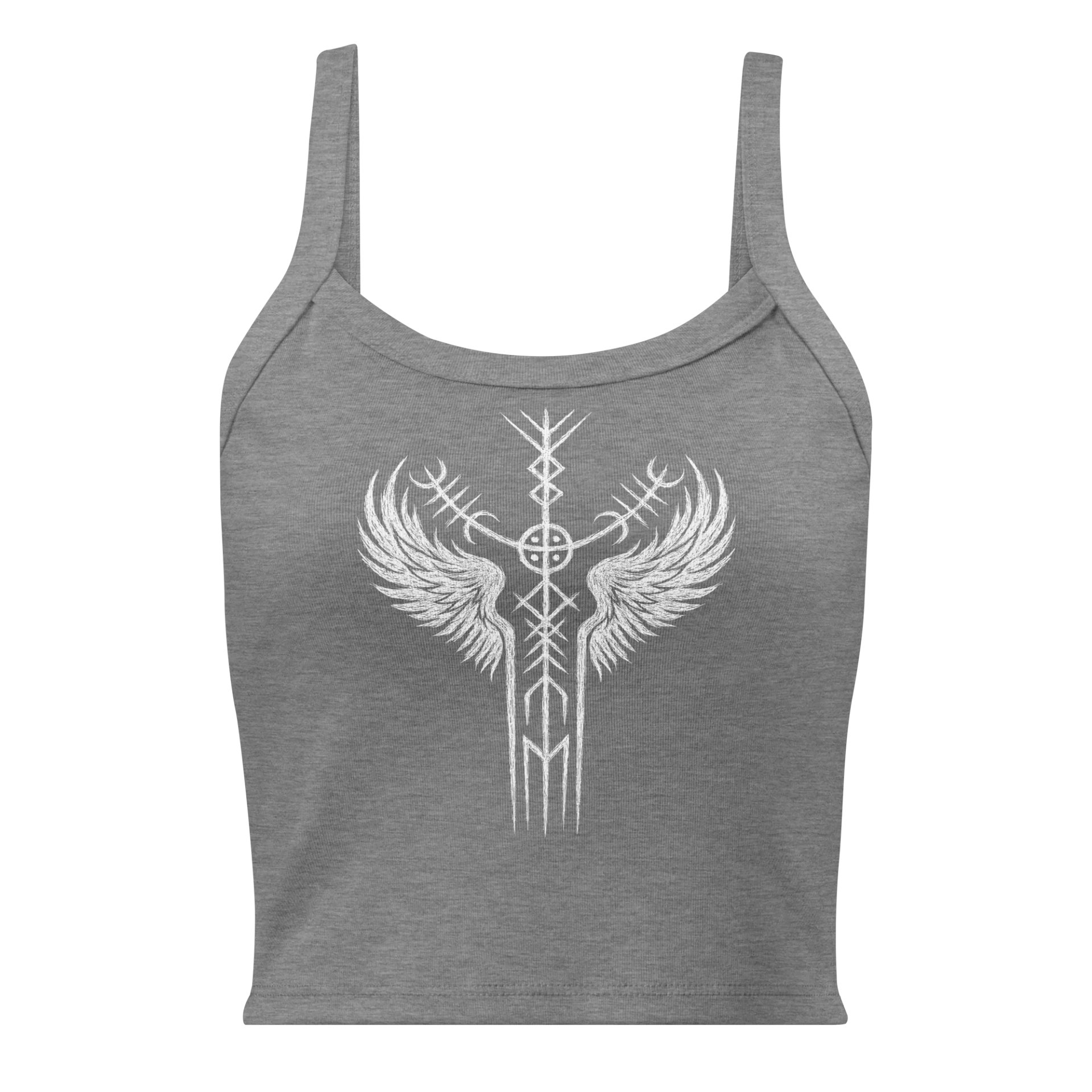 Carved Valkyrie Stave Women's Micro-Rib Tank Top product image (3)