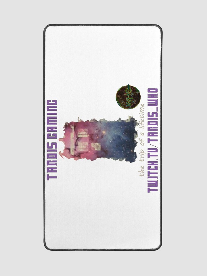 White Tardis Mouse Mat product image (1)