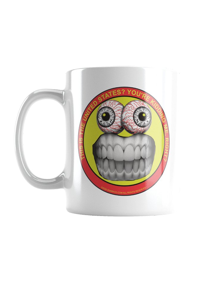 Funny Frazzle Face Mug Says: This is the United States? You're Kidding Me Right? product image (1)