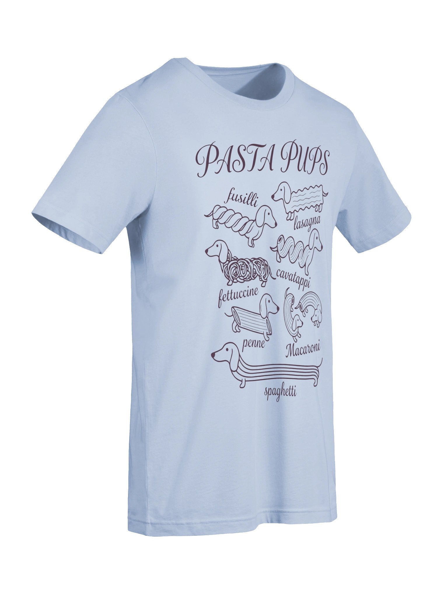 Pasta Pups Dachshund T-Shirt – Cute Dog & Pasta Lover Graphic Tee product image (37)