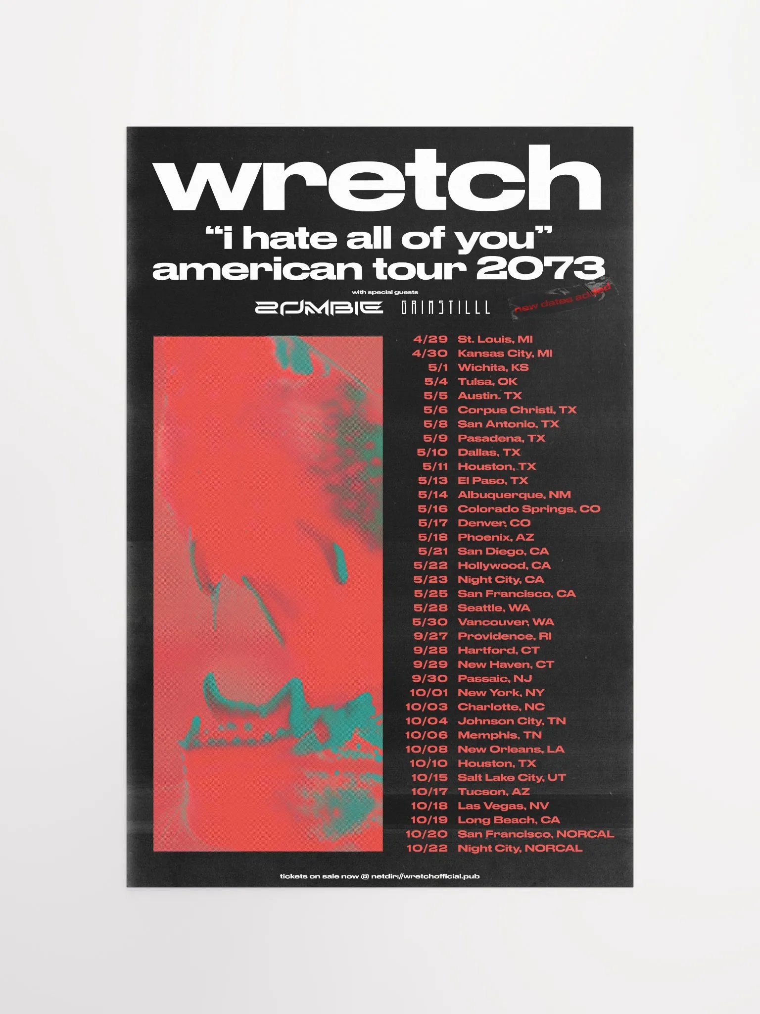HATE NA Tour 2073 Print product image (4)