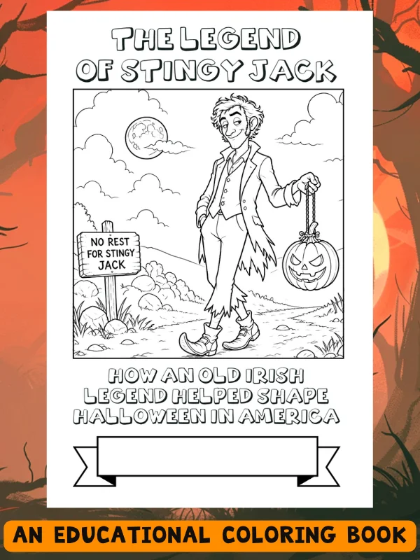 The Legend of Stingy Jack Coloring Book product image (1)