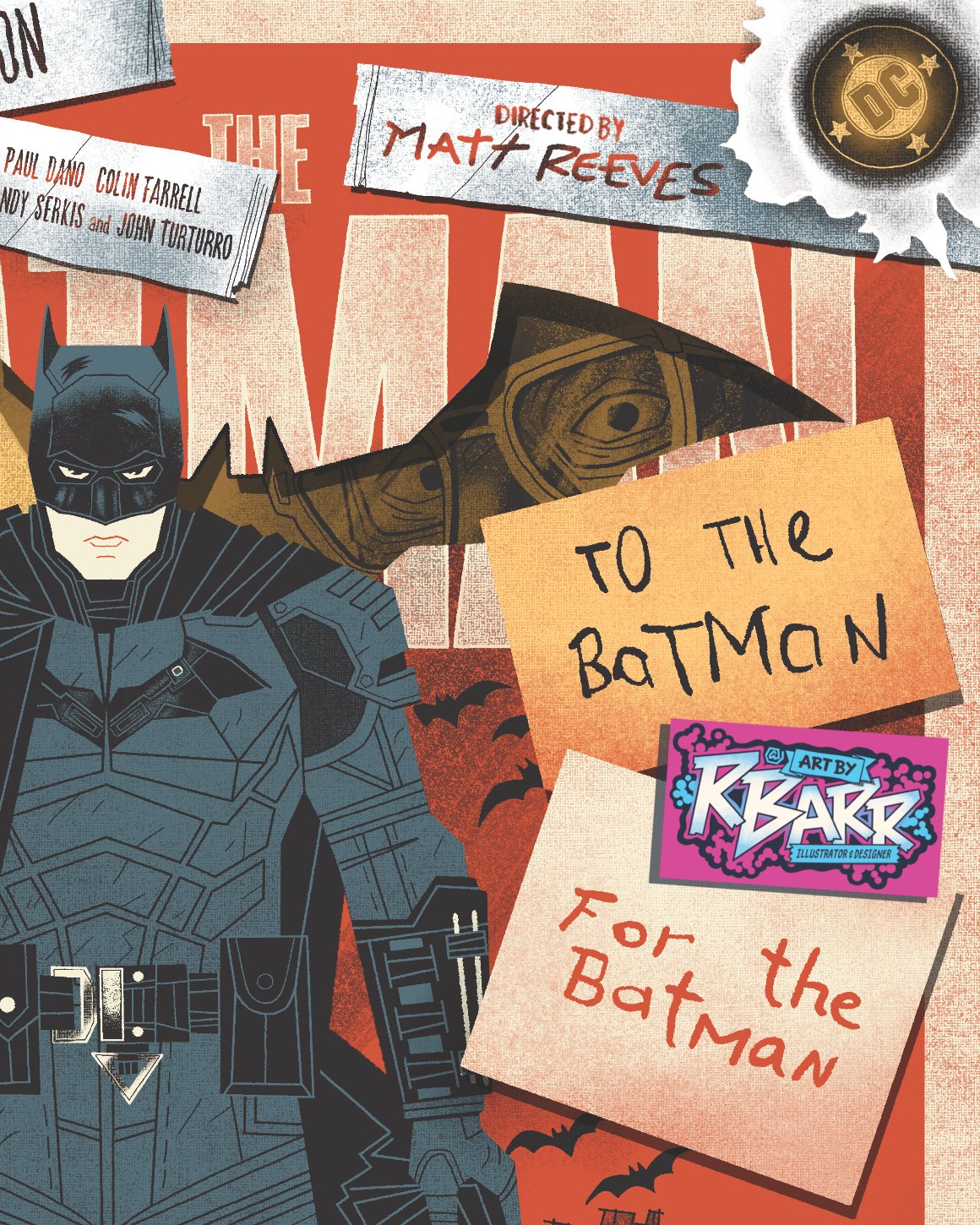 The Batman Poster with Sticker product image (4)