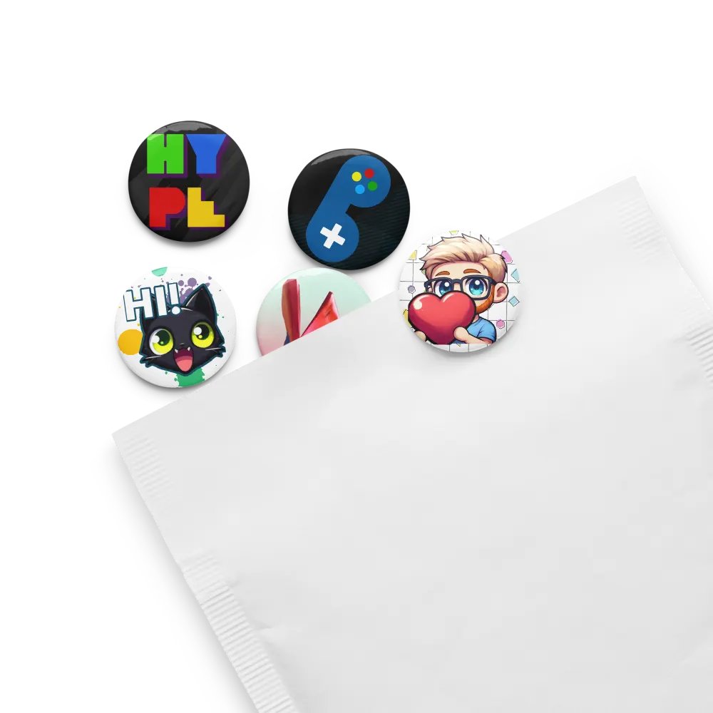 Twitch Emote Pin Buttons Set product image (6)
