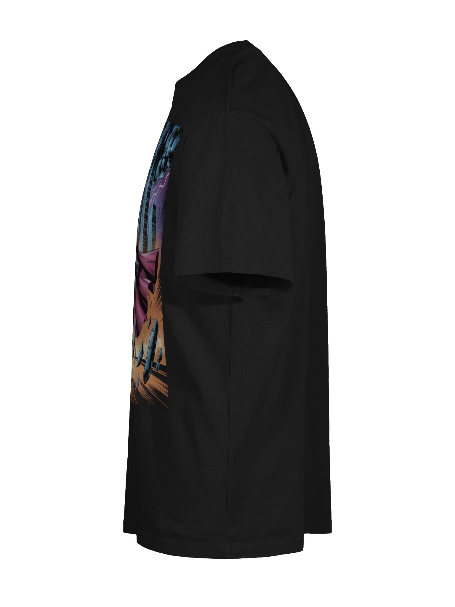 Magneto's Skyline Shatter – Premium Oversized Faded T-Shirt product image (10)
