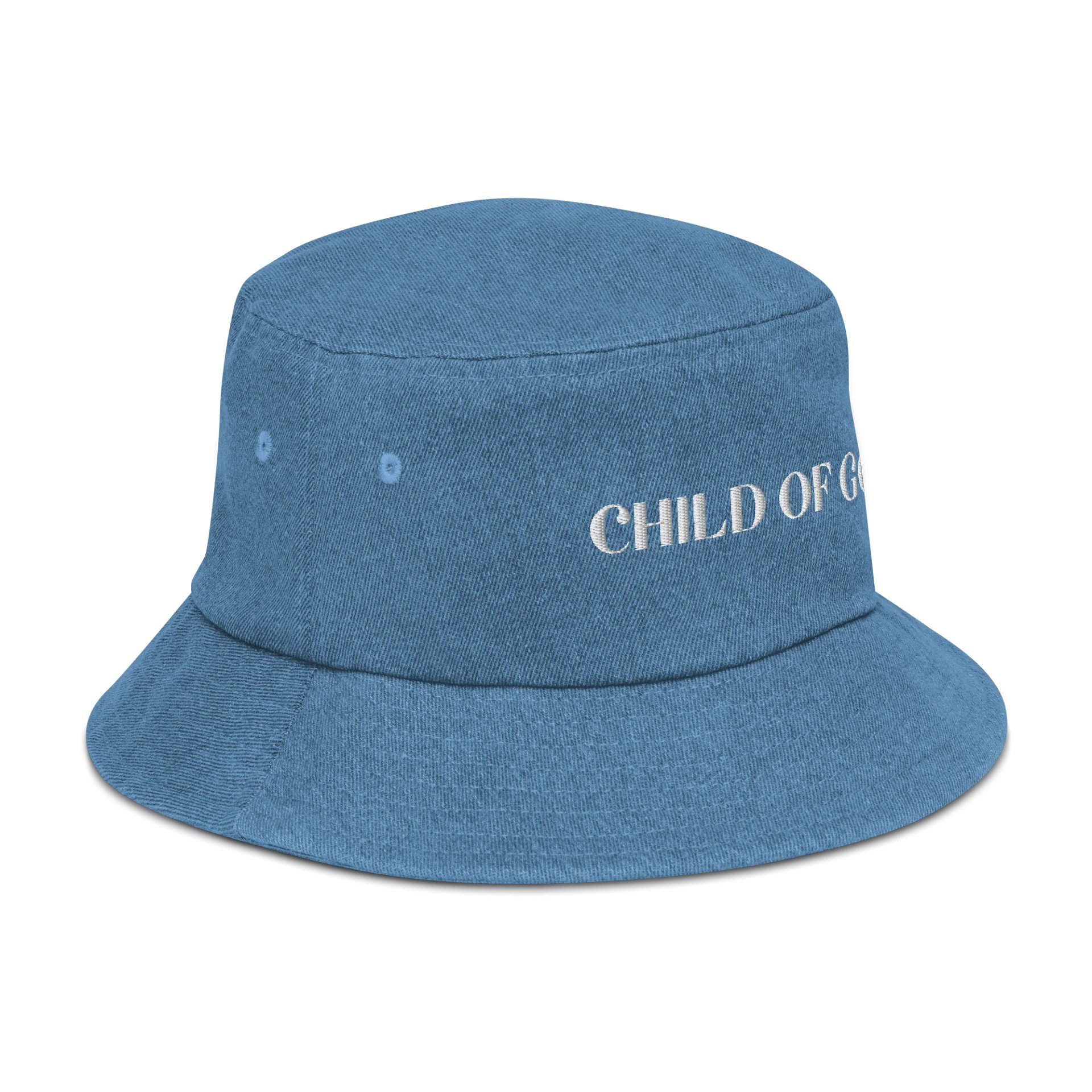 Womens CHILD OF GOD Denim Hat Embroidered | John 1:1 Co. product image (11)
